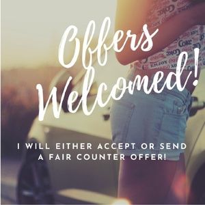 All offers welcomed!!